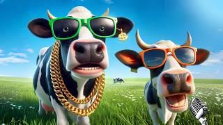 FUNNY COW DANCE 40 | Cow Song & Cow Videos 2024 | Cow music official | funny dancing cow | gay | moo