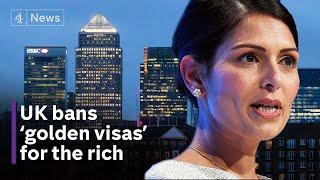 Home Office bans ‘golden visas’ for wealthy foreign investors