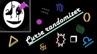 Otteniamo le maledizioni su CURSE RANDOMIZER