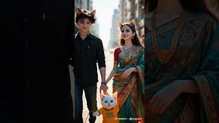 Cat Family Story in City Life  | Cute Cat Animation | Emotional & Funny Moments #animallovers