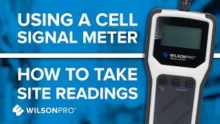 How To Use A Cellular Signal Meter | WilsonPro