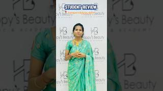 jangareddygudam student review@HappysBeautyAcademy #students #review #beautycourse