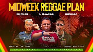 DJ BROWNSKIN FT MC ZENDIAMBO FT MC KARTELLA | REGGAE VIDEO MIX  @ THE TUNNEL | (MIDWEEK REGGAE PLAN)