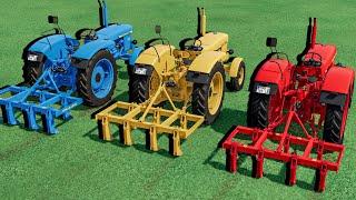 Trading OF COLORS - SECRET GARAGE with Mini Tractors CULTIVATING - Farming Simulator 22