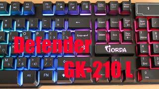 Игровая клавиатура Defender Gorda GK 210L