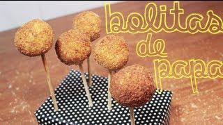  Bolitas de Papa con Queso y Tocino  SIN HORNO! - Miranda Ibañez