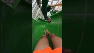 Green Mamba Water Slide AQUALAND Freizeitbad Köln Germany #waterslide #watertube #slide