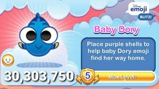 Disney Emoji Blitz - Baby Dory (Level 5) - Finding Dory - Gameplay