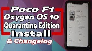 Poco F1 | Oxygen OS 10 Install | Quarantine Edition | Face Unlock | OnePlus 6 Rom