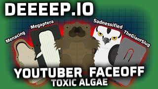 DEEEEP.IO YOUTUBER FACEOFF | Toxic Algae Gameplay