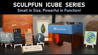 Sculpfun iCube Laser Engraver | Best Desktop Laser Engraver | Perfect For Small Bussiness