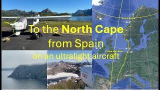 The North Cape from Spain on an ultralight aircraft