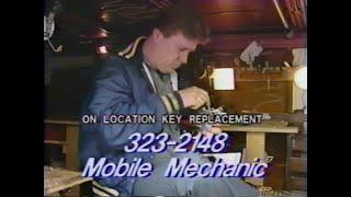 Mobile Mechanic 1990 TV Commercial Harrison Alarms