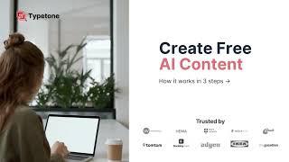 How to create AI content for free with Typetone AI