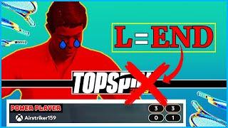 If I Lose a Game of TopSpin 2K25, the Video Ends...(New Build Test)