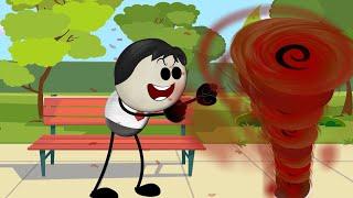 What if there were Twisters Everywhere? + more videos | #aumsum #kids #cartoon #whatif