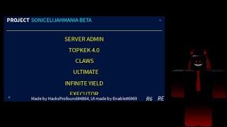 Roblox Project Sonic Gui Script Showcase