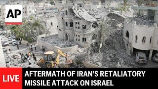 LIVE: Aftermath of Iran’s retaliatory missile attack on Israel