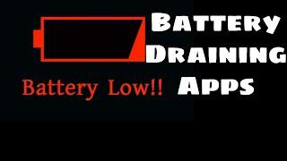 Top 10 Battery Draining Apps 2020,