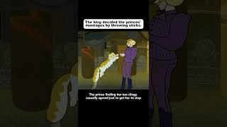 The king decides the marriages of the princes by throwing sticks.  #anime #animeweeb #animeedit