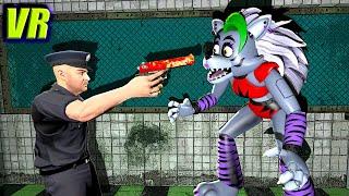 VR ANIMATRONICS SCARE THE SECURITY GUARD FNAF COOP Garry's Mod