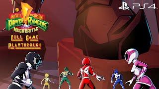 Saban's Mighty Morphin Power Rangers: Mega Battle (Sony Playstation 4) | Full Game Playthrough