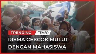 Viral Video Risma Cekcok dengan Mahasiswa di Lombok Timur, Begini Kejadiannya