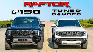 Кто победит в заезде:F150 Raptor R на 720л.с или же тюнингованный Ranger Raptor?