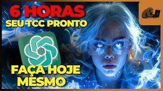 COMO FAZER TCC COM CHATGPT (RÁPIDO E SEM PLÁGIO) ATUALIZADO!!!