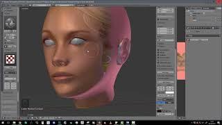 Blender 2 79 Texturing d'un visage en mode stencil