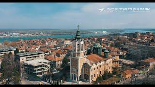 Заснемане с дрон Bulgaria aerial service Църквата Света Троица в град Свищов-The Holy Trinity Church