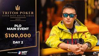 $100K PLO Main Event – Event #16, Day 2 | Triton Poker Series Jeju 2025