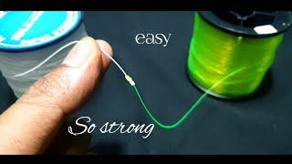 How to Tie Monofilament To Monofilament || Fishing knot || the best knot