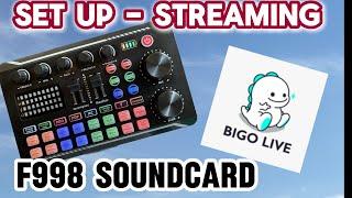 F998 Soundcard for BIGO Live  Streaming