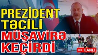 Prezident təyyarə qəzası ilə bağlı təcili müşavirə keçirdi - Tapşırıqlar verdi - Media Turk TV