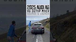 Alone in the mountains: new 2025 Audi A6 Avant V6T hybrid 367hp