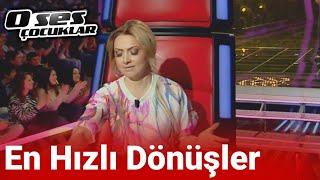 En Hızlı Dönüşler! | O Ses Çocuklar