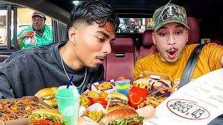 LETTING THE PERSON INFRONT OF US DECIDE WHAT WE EAT FOR 24 HOURS!!! (GONE WRONG)