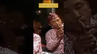 GAMELAN BALI AGUNG & EBERHARD SCHOENER TAHUN 1976