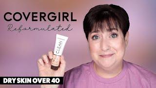 COVERGIRL CLEAN INVISIBLE FOUNDATION - REFORMULATED | Dry Skin Review & Wear Test