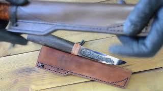 Making yakut knife, and reviewing , Forging a  yakut knife, sharpening a knife