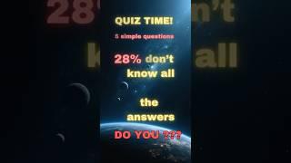 Test Your Brain With These Fun Questions!  #quiz