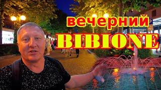 Вечерний BIBIONE. Прогулка в Центре Бибионе. Италия 2021.