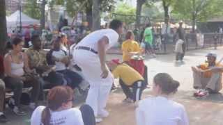 Jen (FICA NY) and Mtambuzi (Angoleiros Do Brooklyn) Capoeira Angola