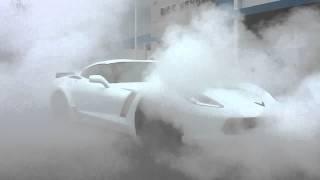 Vengeance Racing 2015 C7 Z06 Obligatory Dealership delivery burn out!!!