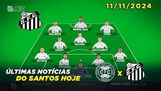 Coritiba x Santos | Últimas notícias do Peixe | 11/11/2024