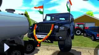 Dollar (Song) Modified Mahindra Black TharIndian Cars Simulator 3D Mahindra Thar#gameplay #india