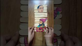 Dr Babasaheb Ambedkar or Chatrapati shivaji maharaj painting on stick#drawing#shivajimaharaj#ambekar