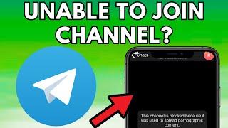 Solved: Telegram this channel cannot be displayed because it was used to spread / iPhone_Android