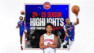 Ausar Thompson 2024-25 Season Highlights | Detroit Pistons #nba #detroitpistons #pistons